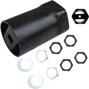 YANGCAN 허브 소켓 너트 키트 1/2 드라이브 54mm 닛산 패트롤용 랜드크루저 힐럭스 4x4 호환 도요타 FJ LN