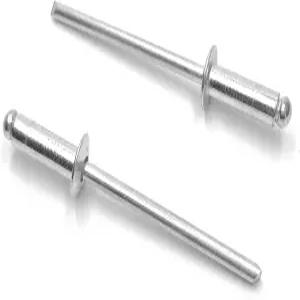 ISPINNER 100pcs 1/8 x 1/2 알루미늄 블라인드 리벳 3.2 12.7mm 팝 100팩 실버