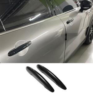 미니 S JCW 쿠퍼 F56 F57 용 문짝 핸들 커버 2 개 및 2.0T 자동차 연료 탱크 블랙 스타일링 액세서리 1