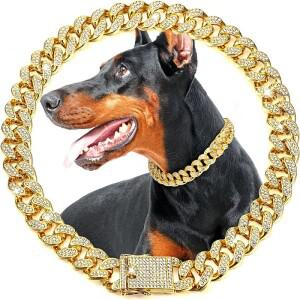 개체인 목걸이 미니 소형 소형 중형 대형 개  골드 애완 동워터 금속 고양이 쥬얼리 Accessorie