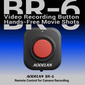 AODELAN BR-6 무선 블루투스 카메라 비디오 녹화 버튼 캐논 호환호환 소니 호환호환 니콘 호환 후지필름 케