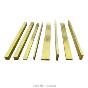 500mm H59 황동 스트립/바 - 산업 및 DIY용 3mm~10mm 두께 맞춤형 플레이트