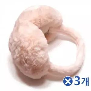 [하프클럽/]핑크 털 귀마개 3개 헤드셋 귀덮개 방한 디자인 귀도리