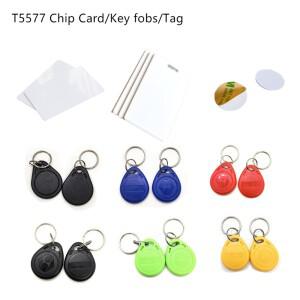 10pcs 125KHz T5577 EM4305 빈 칩 키 Fobs 카드 태그 재기록 가능 재작성 중복 HID Cloner 용 TK4100 복사