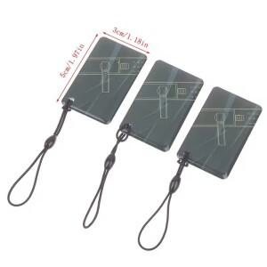10/20PCS 13.56MHz S50 1K UID 쓰기 가능 IC 태그 RFID 변경 NFC 키 링 Fob 토큰 드롭핑 글루 키포브 카드