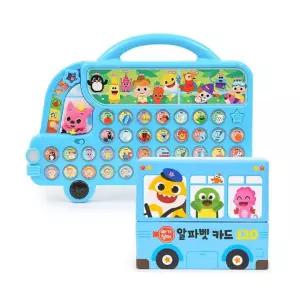 핑크퐁 언어학습 버스 알파벳 단어카드포함