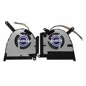 LANDALANYA REPLACEMENT NEW CPU+GPU COOLING FAN FOR ASUS TUF DASH (2022) F15 FX517 FX517ZC FX517ZR RTX 3050 3050TI SERIES FP85 DFS5K22305283E 13NR0950P01011 FP86 DFS5K22115371E 13NR0950P02011 DC5V 0.5A