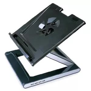 USB허브 노트북받침대 허브거치대 엑토 NBS-07H 노트북쿨러 스탠드 (4포트)
