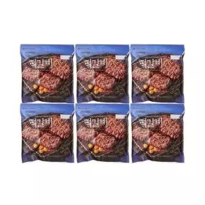 [하프클럽/셀러허브 식품]피코크 떡갈비 450g x 6팩 냉동 간편식 캠핑 요리 아이반찬