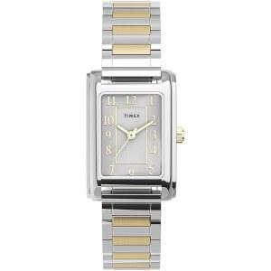 Timex 여성용 Meriden 21mm 시계 투톤