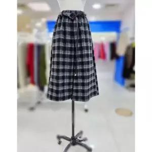 스테파니 세이브존08 체크 모직 8부 바지 N25NP5402 (43267970)