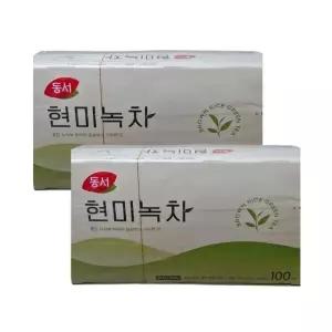 동서 현미녹차 100T x2개