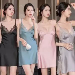 란제리속옷 레이스 여자 슬립 웨어 란제리 속옷 섹시 잠옷