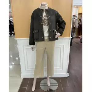 BCBG M백화점 로스트 포우 무스탕 재킷 B5D9F822 (43573720)