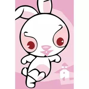 12간지 토끼 보석십자수 이젤세트 10x15