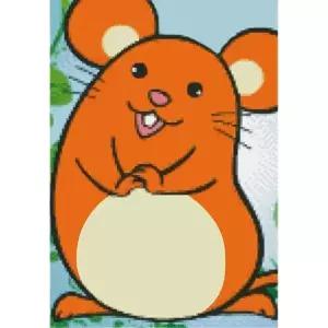 12간지 쥐 보석십자수 이젤세트 10x15