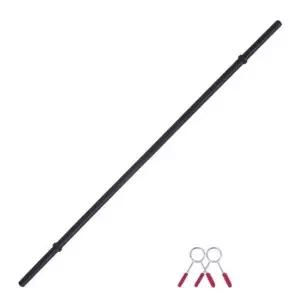 아리프 블랙 경량 직선 바벨 1400mm 경량바 헬스봉 웨이트 홈짐 홈트 50771008)