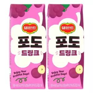 델몬트 드링크 포도 190ml 48팩