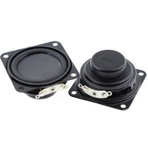 2개 풀레인지 오디오 스피커 40MM 4옴 5W HiFi 스테레오 블루투스