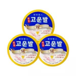 [하프클럽/셀럽하우스]웰빙헬스 명품 고운발 110g x 3개 풋크림 뒷꿈치 각질제거