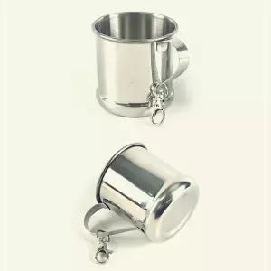 스텐 손잡이 등산컵 커피컵 캠핑컵 7.8x7.2cm 13호