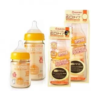출산용품 (쭈쭈베이비)크리스탈 와이드 PPSU젖병 160ML