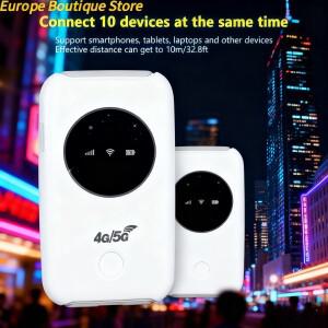 새로운 300Mbps 4/5G 휴대용 라우터 USB 전원 포켓 와이파이 모바일 핫스팟 아시아/유럽 버전 인터넷