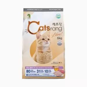 [하프클럽/셀럽하우스]고양이 전연령 사료 5kg 리브레 길냥이밥 고양이밥