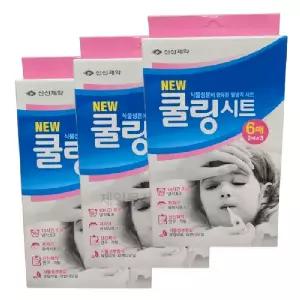 ( )신신제약 쿨링시트 파스 패드 6매입 3개