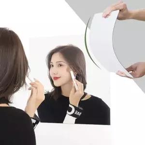 붙이는 아크릴 거울 현관 거실 무타공 전신 미러 30cm 부착형거울