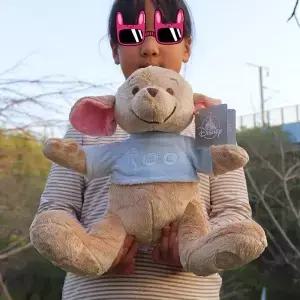 플러피 루 플러시 장난감 에드워드 푸우 베어 허그 베개 캥거루 인형 푸우의 헤팔럼프 영화 상품 여성용