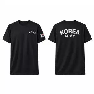 쿨링 기능성 반팔티셔츠 육군 군대 단체티 체육대회 행사유니폼 군인용 단체구매 납품용