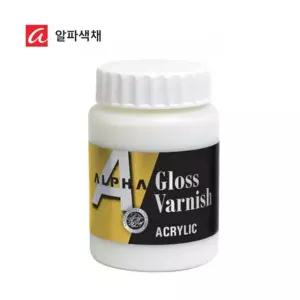 그로스바니쉬 알파 아크릴물감보조제 물감보조제 500ml Gloss Varnish(유광)