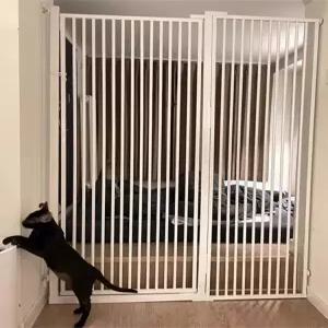 방묘문 2m 고양이 방문 강아지 가드 도어 네트망 펜스 펫 현관 안전