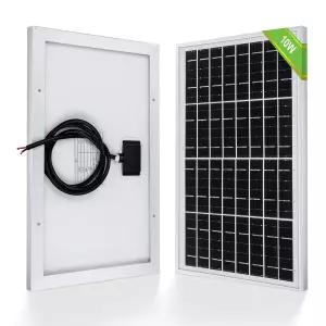 12V 배터리 또는 차량 게이트 오프너를 충전할 수 있는 10W 태양광 패널 충전기 전기 울타리 닭장 잔디