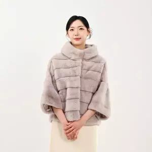 우진모피 코펜하겐퍼 휘메일풀스킨 호리젠탈 나그랑 밍크코트 국내생산 본사직영 WJF2025BAN10 1379169