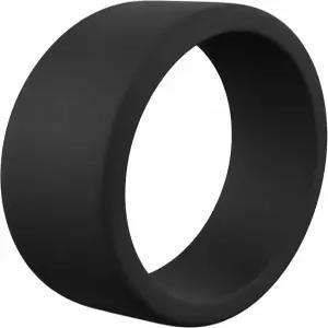 QALO 남성용 실리콘 웨딩 밴드 유연한 내열성 소재 - 피부 친화적인 디자인 가벼운 하루 종일 착용 가능한