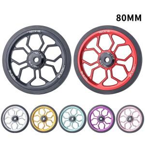 브롬톤 접이식 자전거 푸시 휠용 80mm 이지휠 1쌍