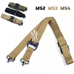 MS3 MS4 슬링 QD 마운트 전술용 라이플 나일론 건 스트랩 금속 맥세이프호환 (AK47 AR15 M16 호환)
