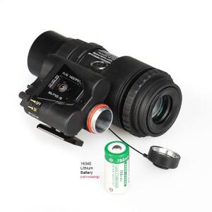 PVS-18 헤드 마운트 사냥 카메라 적외선 야간 투시 장치  단안 NVG 스코프 HD 1X 디지털 캠핑