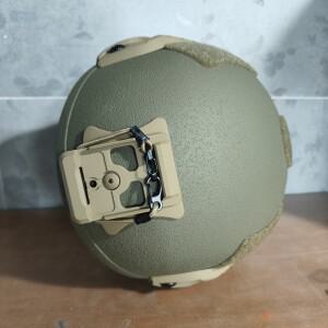 신형 보호용 하이컷 글래스 스틸 전술 MICH2001 헬멧 USUM NVG 베이스 ARC 레일 머리 둘레 57-61mm