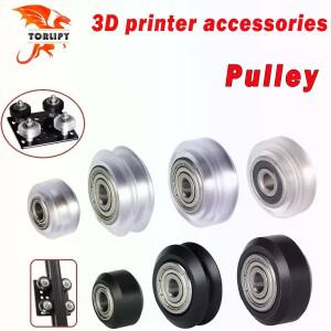 도르래 부품 5mm 휠 V 슬롯 볼 베어링 625RS 625ZZ 3D 프린터 CNC 투명 폴리카보네이트 오픈빌드