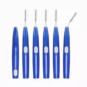 [무료배송] 일본 켄트 슬라이드 휴대용 치간 칫솔 6PCS 5세트