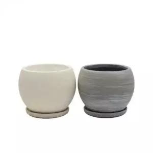 중 토분 달항아리 화분 빈티지 인테리어 소품 15x13cm