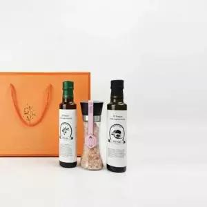 [올리오랩] 올리브250ml+아보카도250ml+핑크솔트 선물세트 1개 식용유 오일 명절 선물