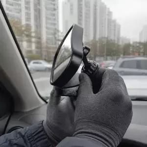 ( )차량용 사각지대 보조미러 흡착식 각도조절 보조거울 차량용품 단일색상