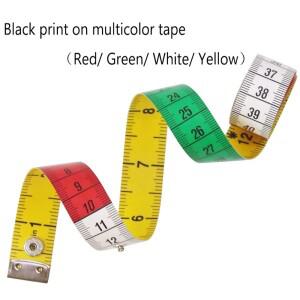 150cm/60in 독일 소프트 테이프 측정(스냅 패스너 포함) 재봉 재단사 천 신체 측정용 포켓