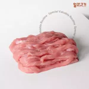 갤러리아 [일간고기][냉장] 국내산 한돈 등심 잡채용 500g