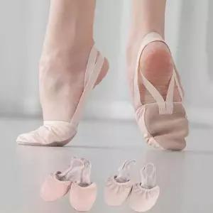 발레 신발 천 댄스화 연습화 발레 슈즈 무용 가죽 밸리 필라테스 스트레칭 레오타드 발레리나 운동복