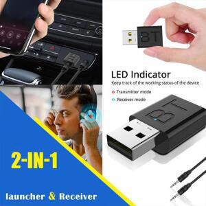 자동차 블루투스 어댑터 오디오 트랜시버 2in1 컴퓨터 출력 USB 듀얼 TV B9U8